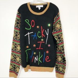 Jolly Sweaters cute/ Ugly Holiday Sweater, Sz L